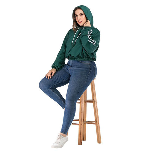 Fall/winter large size sweater hoodie